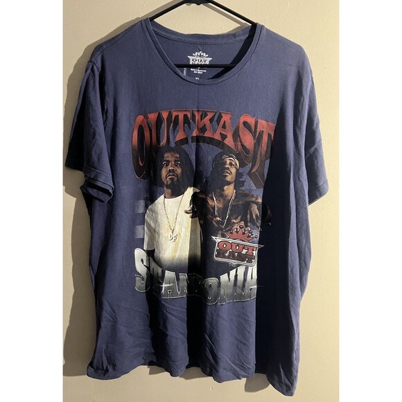 Out Kast Stankonia T-Shirt Men's XL Short Sleeve Music Graphic Crew Neck Blue - Picture 1 of 3